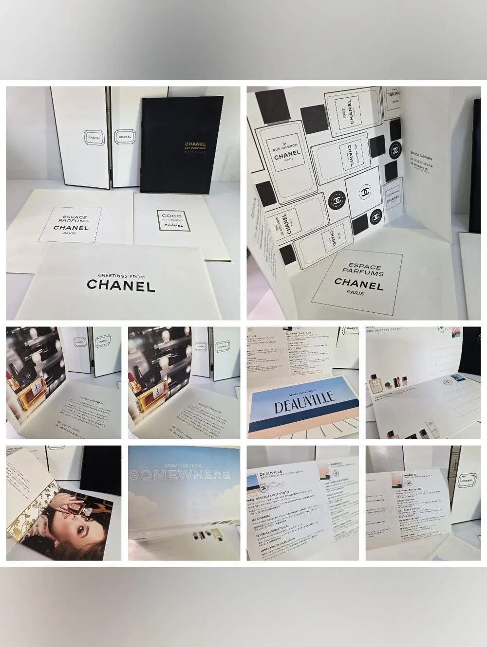 Authentic Chanel Collectible Beauty Catalog And Magazines- 12 Set